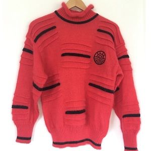 Louis Feraud Red Sweater Sz 4 ❤️